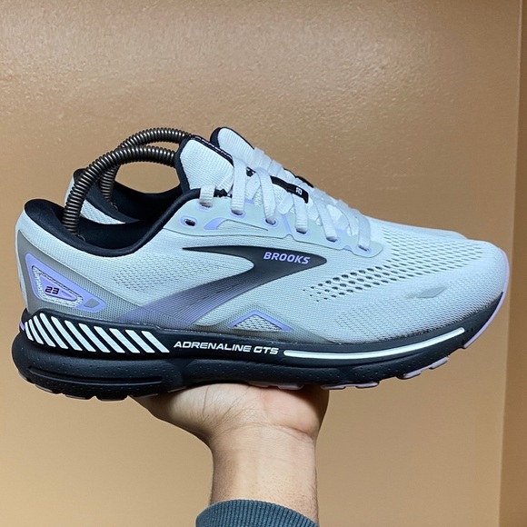 Brooks Shoes - Brooks Adrenaline GTS 23 “Gray Black Purple” Size 10 Medium